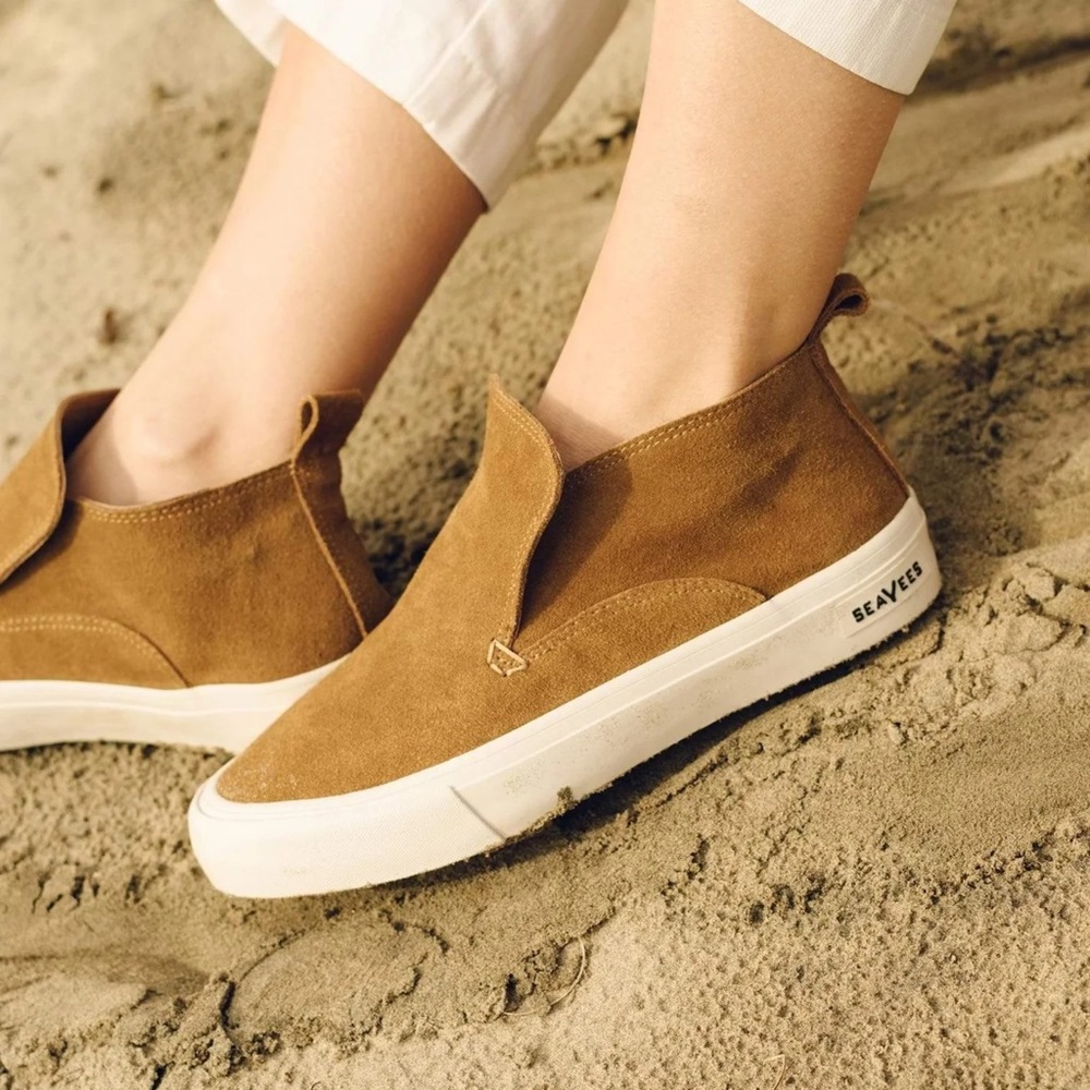 SeaVees x 10 Crosby Derek Lam Huntington Middie Suede Leather Bootie Sneaker 7.5